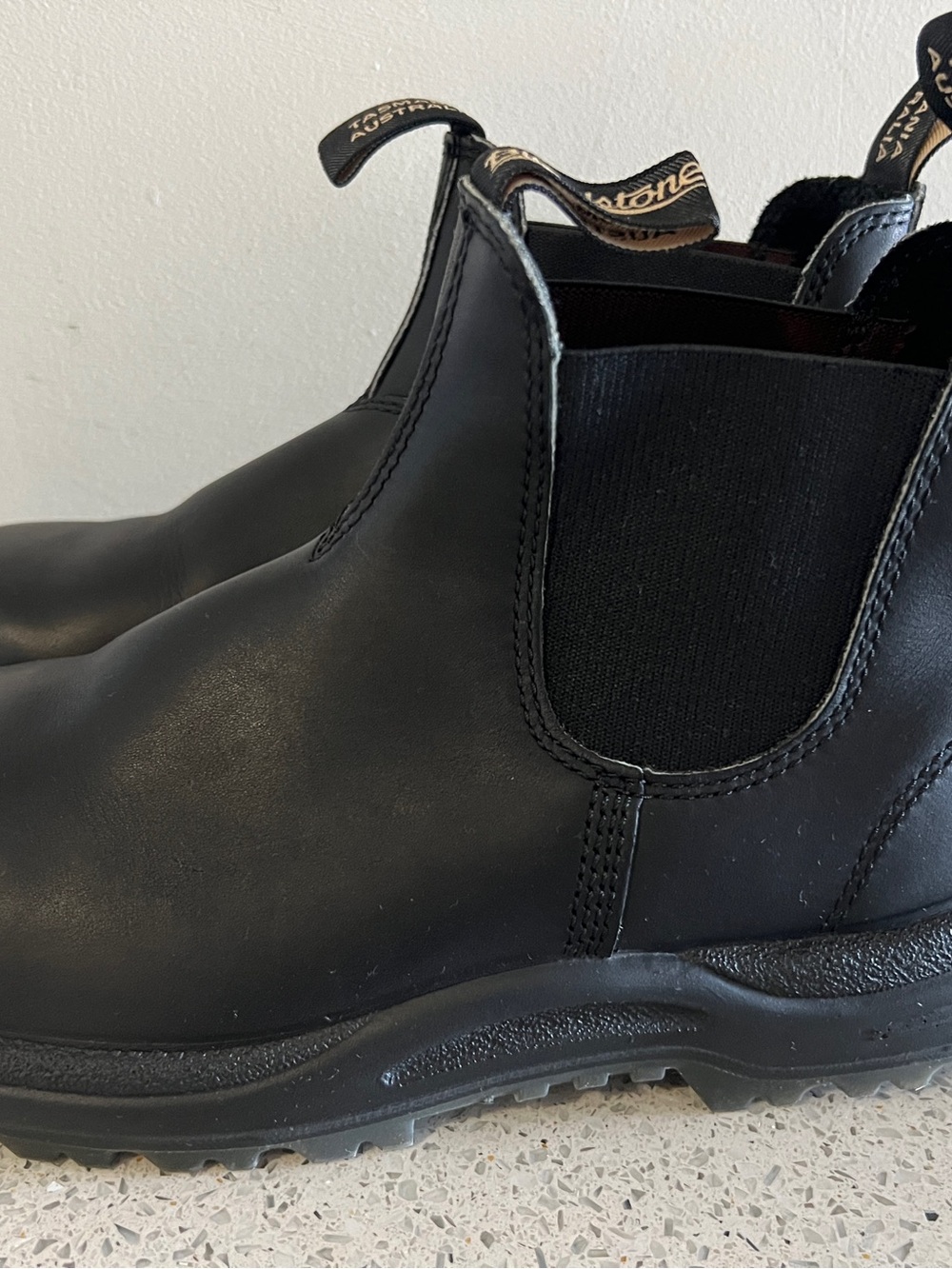 Blundstone Black Leather Chukka Work Boots